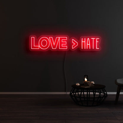 Love Hate Led Neon Sign | Shineneon