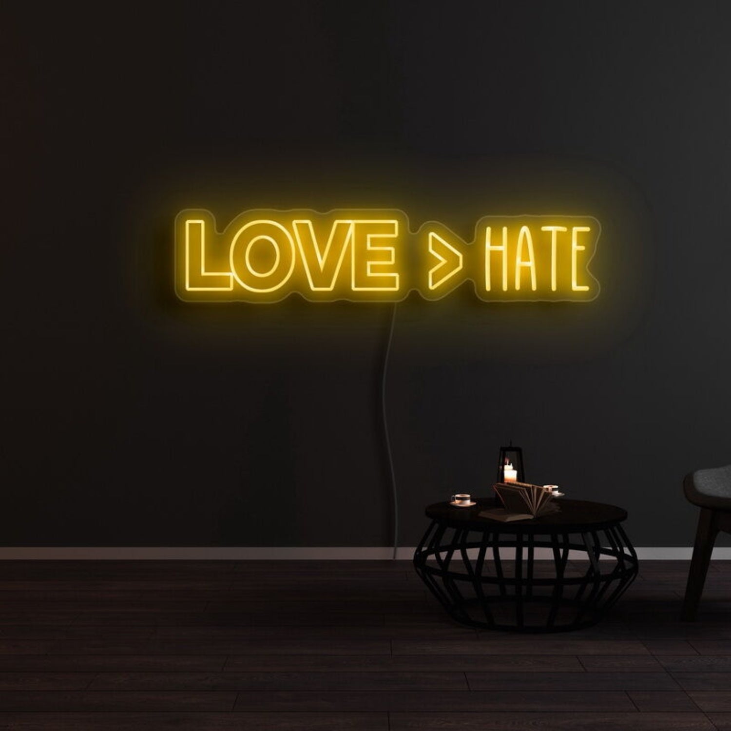 Love Hate Led Neon Sign | Shineneon
