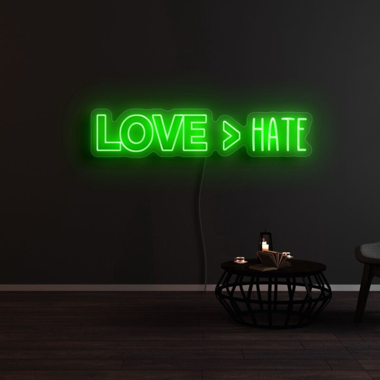 Love Hate Led Neon Sign | Shineneon