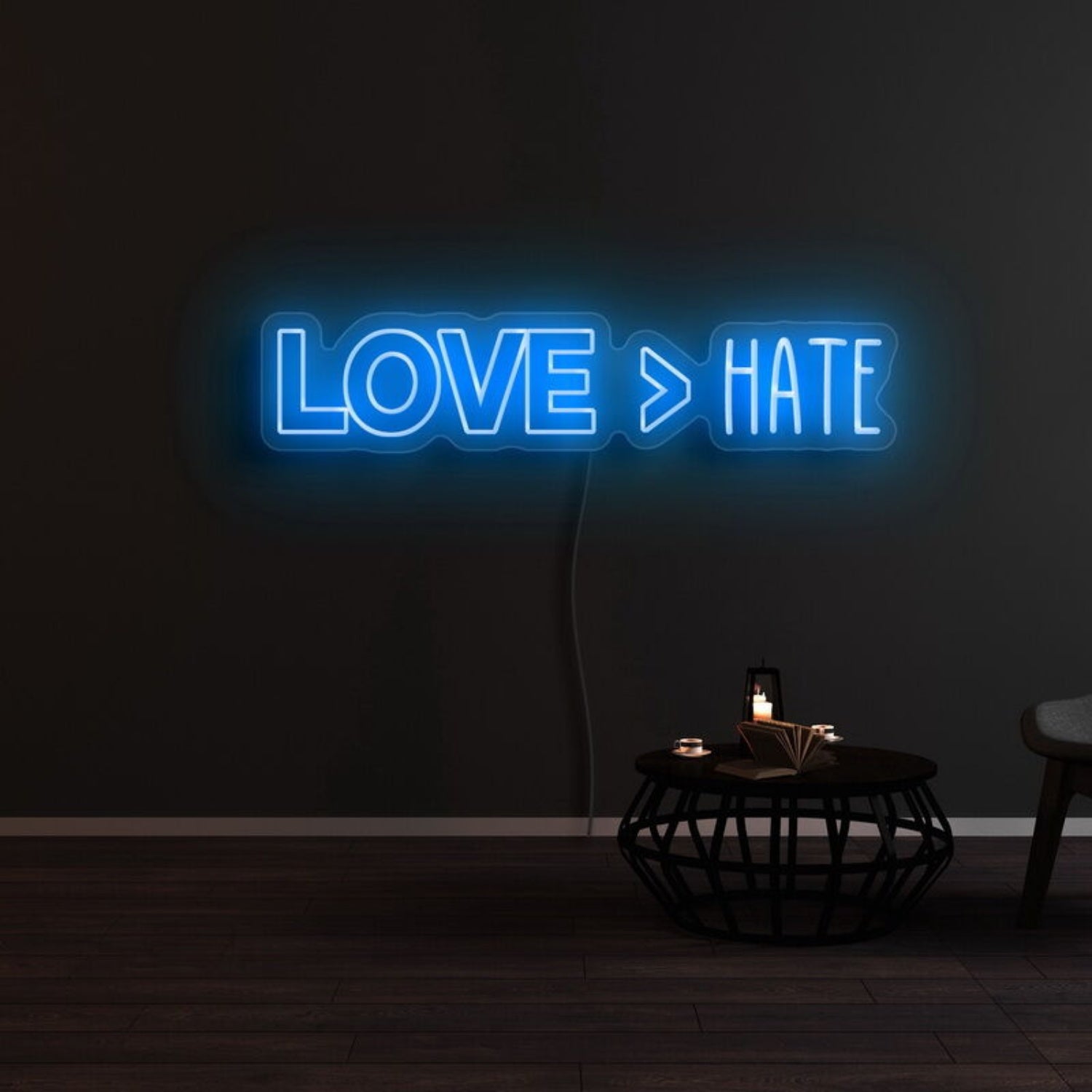 Love Hate Led Neon Sign | Shineneon