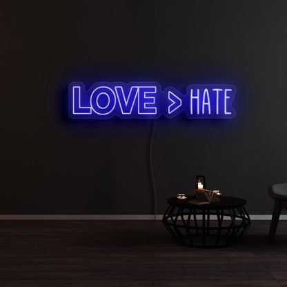Love Hate Led Neon Sign | Shineneon