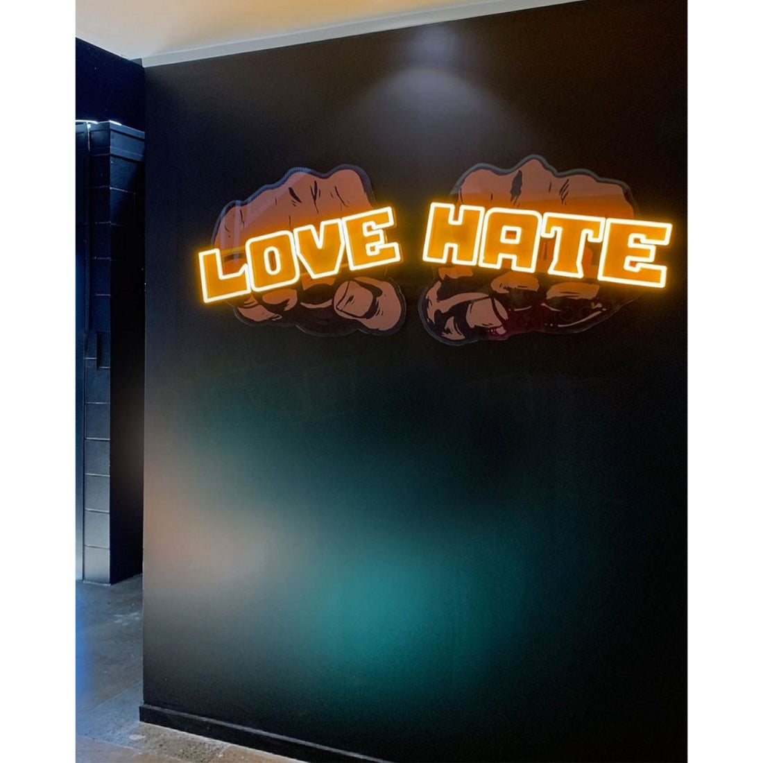 Love Hate Led Sign Business Neon Sign