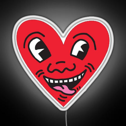 Love Heart Rgb Led Neon Sign Pop Wall Art - Shineneon