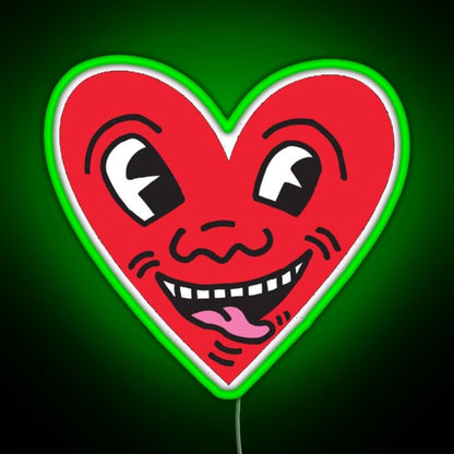 Love Heart Rgb Led Neon Sign Pop Wall Art - Shineneon