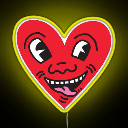 Love Heart Rgb Led Neon Sign Pop Wall Art - Shineneon