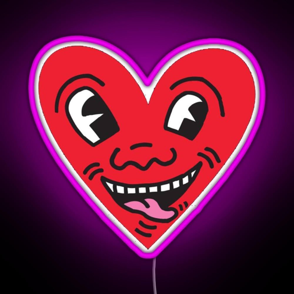 Love Heart Rgb Led Neon Sign Pop Wall Art - Shineneon