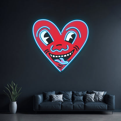 Love Heart Wall Artwork Neon Signs