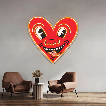 Love Heart Wall Artwork Neon Signs