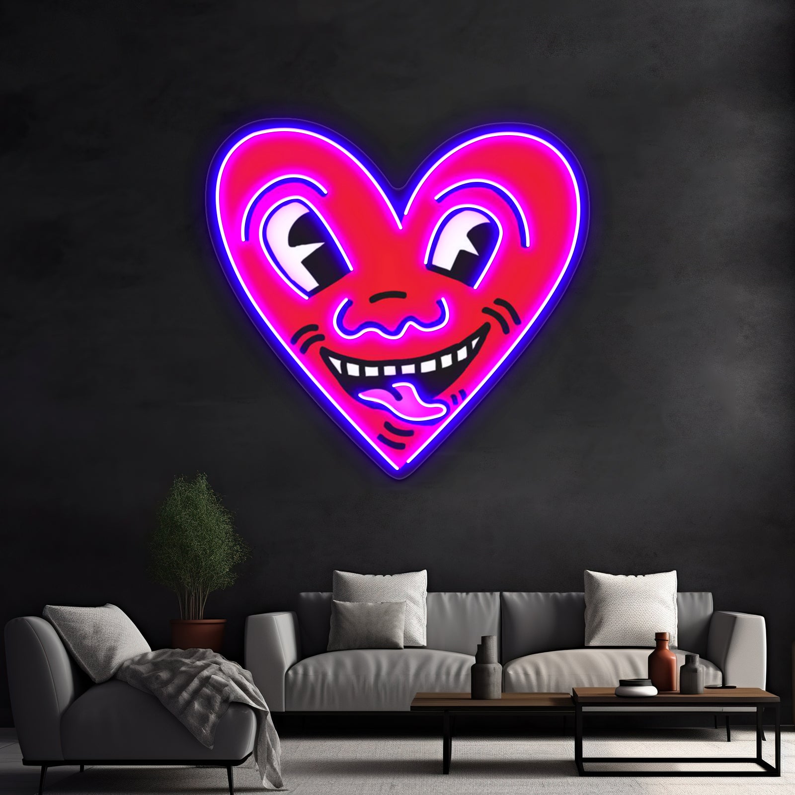 Love Heart Wall Artwork Neon Signs | Shineneon