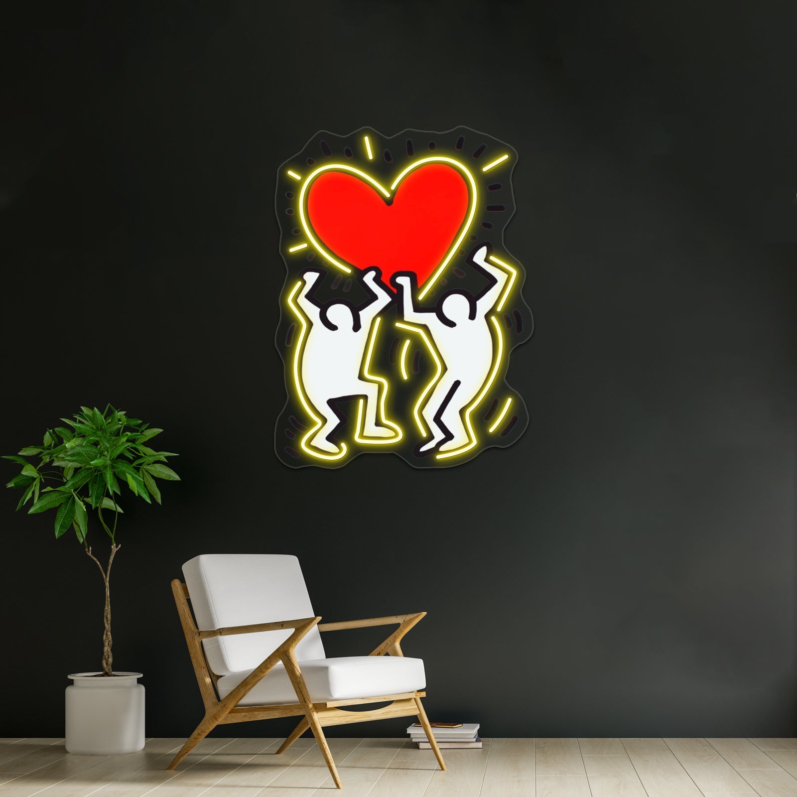 Love Hering Happy Wall Artwork Neon Signs | Shineneon