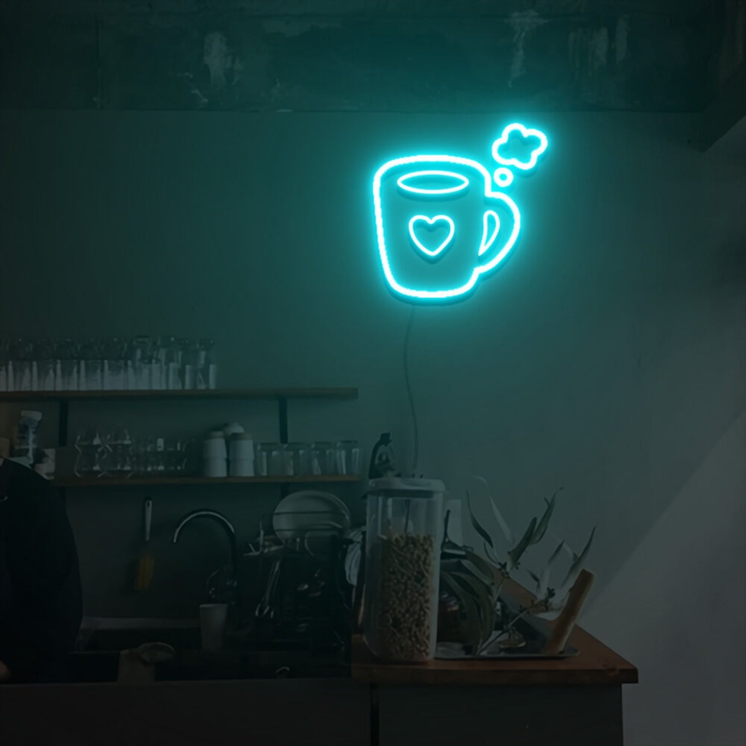 Love Hot Coffee Led Neon Sign Lights For Home Party | Shineneon