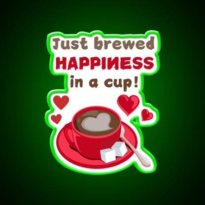 Love In Every Sip Coffee Tshirts Cafe Led Neon Sign Espresso Bar Art Rgb Color - Shineneon