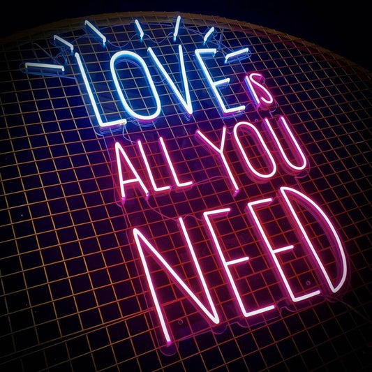 Love Is All You Need Led Sign Business Neon Sign