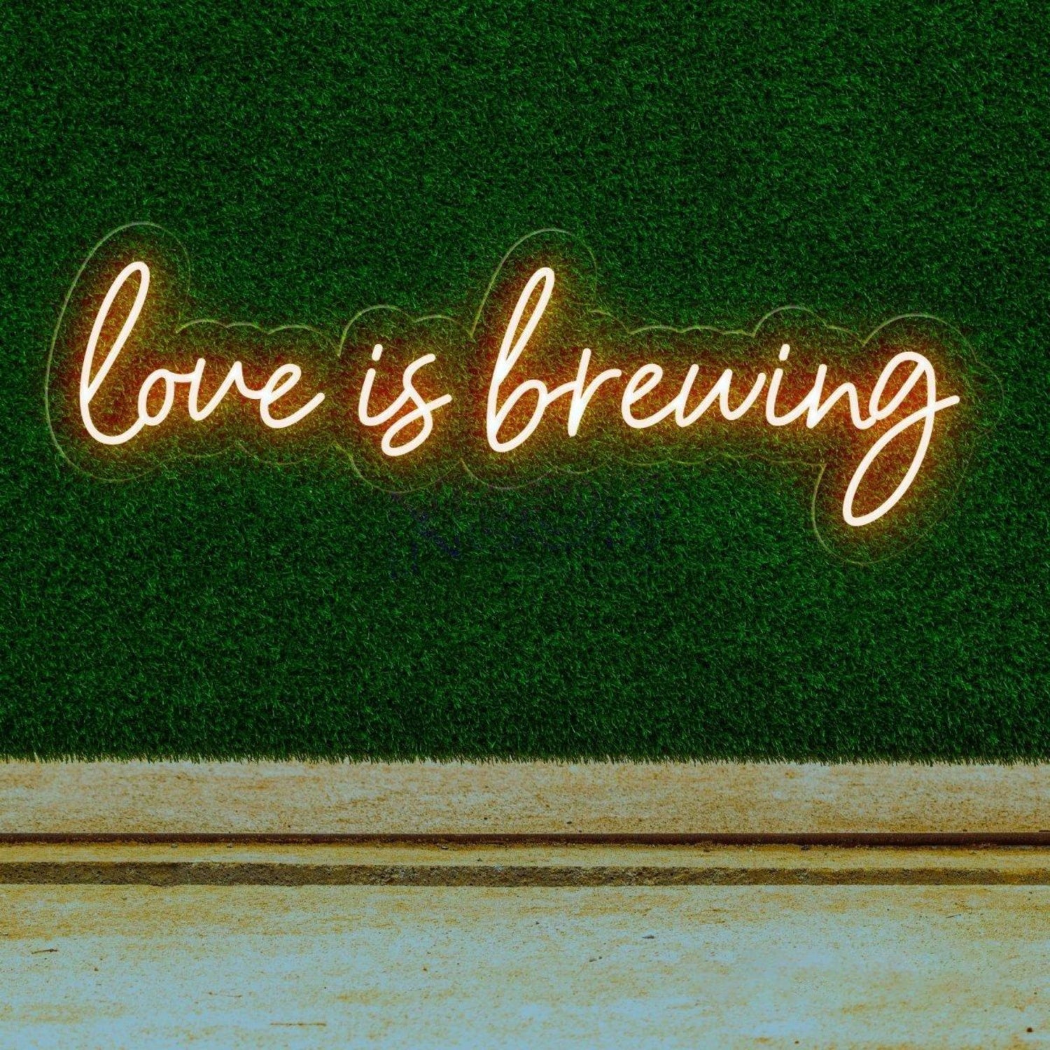 Love Is Brewing Coffee Led Neon Sign | Shineneon