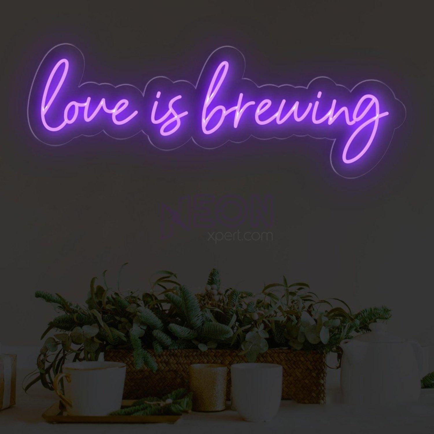 Love Is Brewing Coffee Led Neon Sign | Shineneon