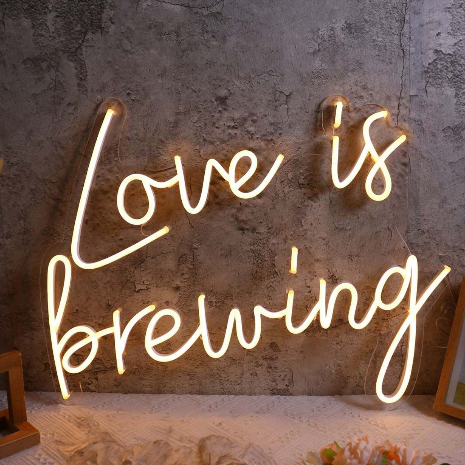 Love Is Brewing Led Neon Sign For Cafes And Coffee Lovers | Shineneon