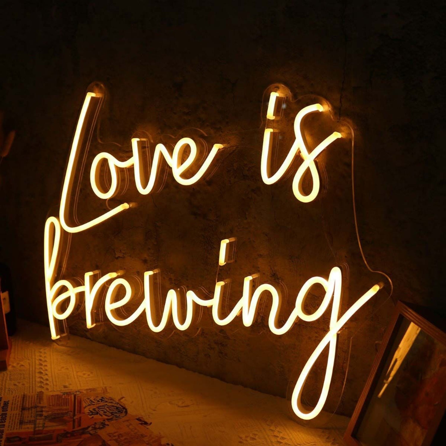 Love Is Brewing Led Neon Sign For Cafes And Coffee Lovers | Shineneon