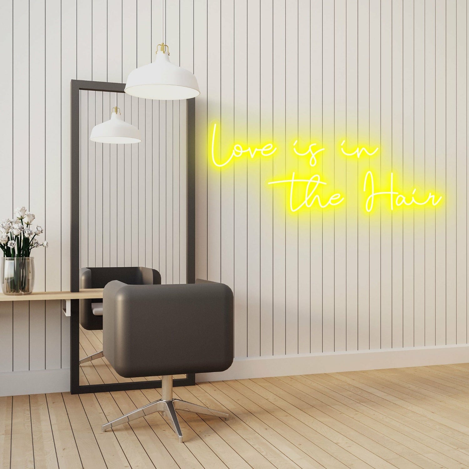 Love Is In The Hair Highlight Your Salons Charm With Neon | Shineneon