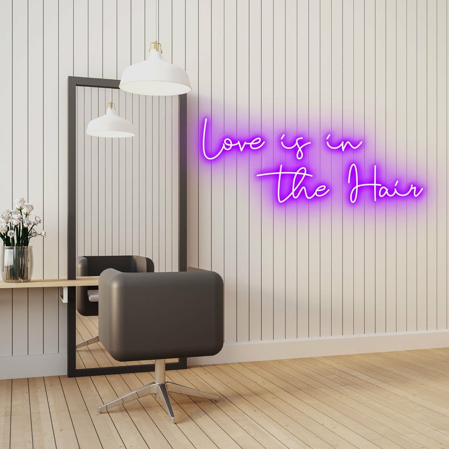 Love Is In The Hair Highlight Your Salons Charm With Neon | Shineneon