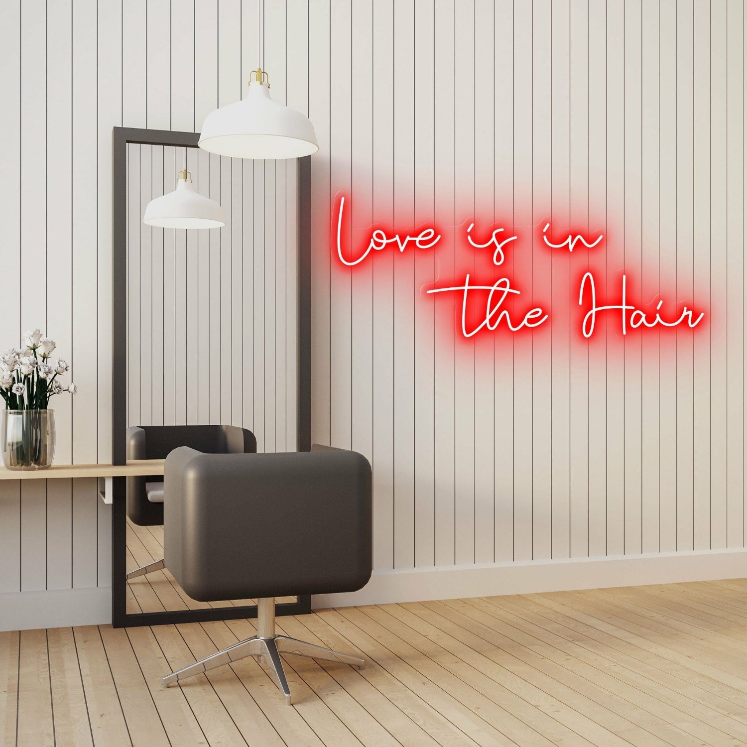 Love Is In The Hair Highlight Your Salons Charm With Neon | Shineneon