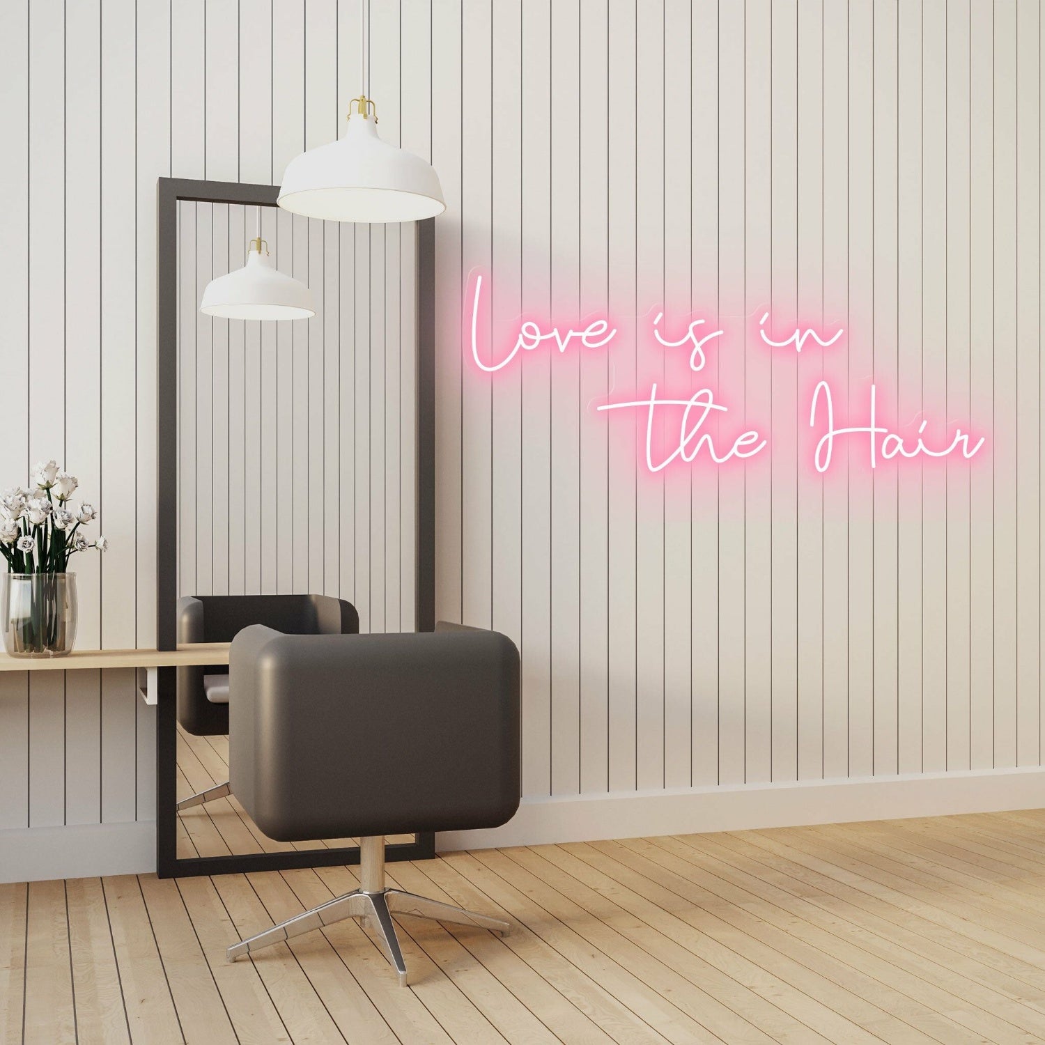 Love Is In The Hair Highlight Your Salons Charm With Neon | Shineneon