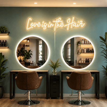 Love Is In The Hair LED Neon Sign Home Decor Wall Neon Sign - Shineneon