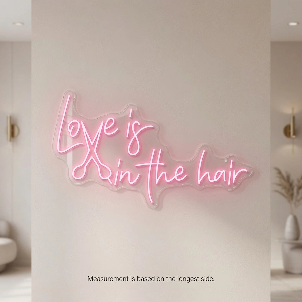 Love Is LED Neon Sign - 04 Size Image