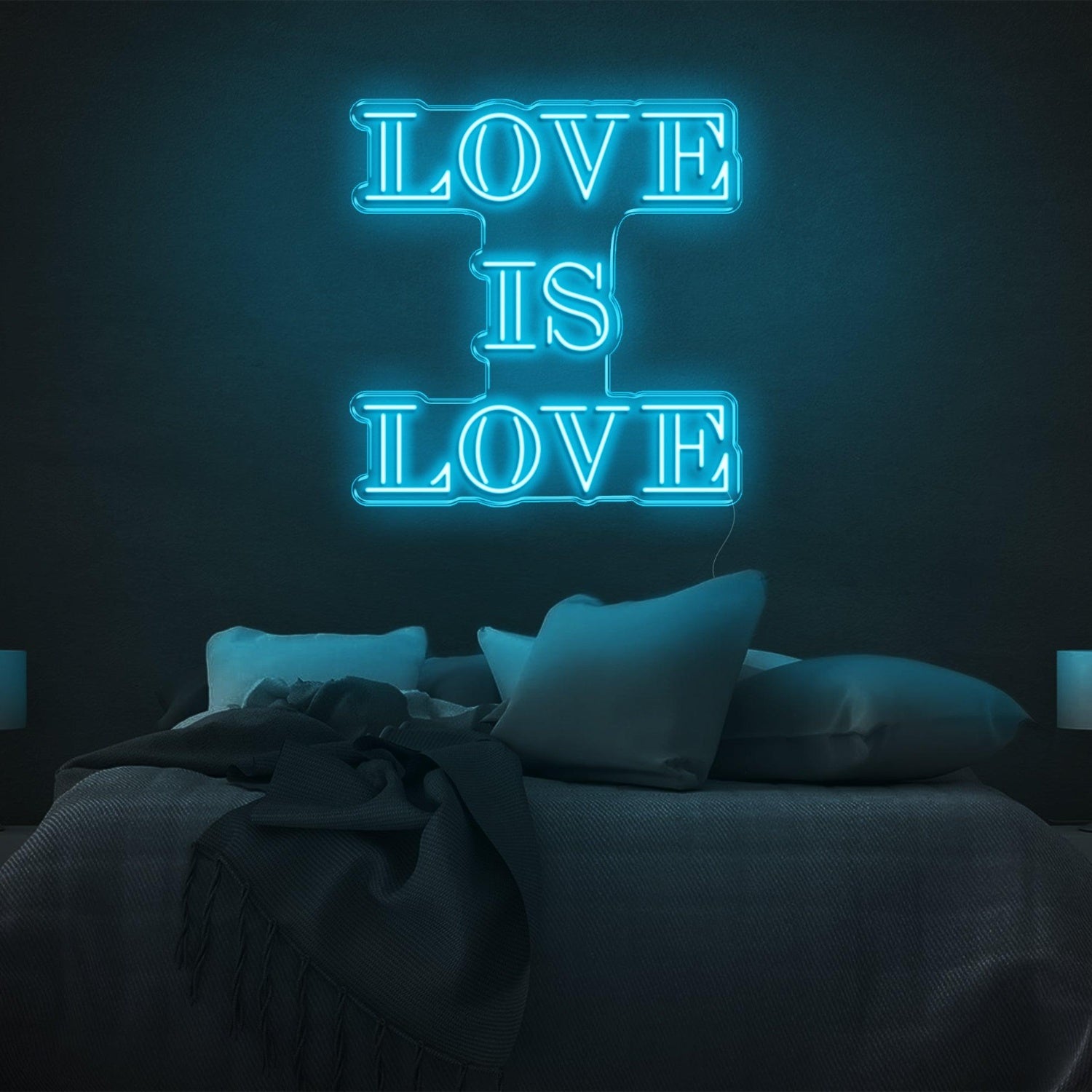 Love Is Love Bright Green Led Neon Sign For Bedroom Wall Decor | Shineneon