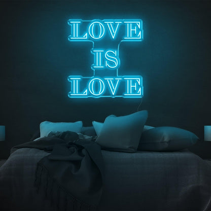 Love Is Love Bright Green Led Neon Sign For Bedroom Wall Decor | Shineneon