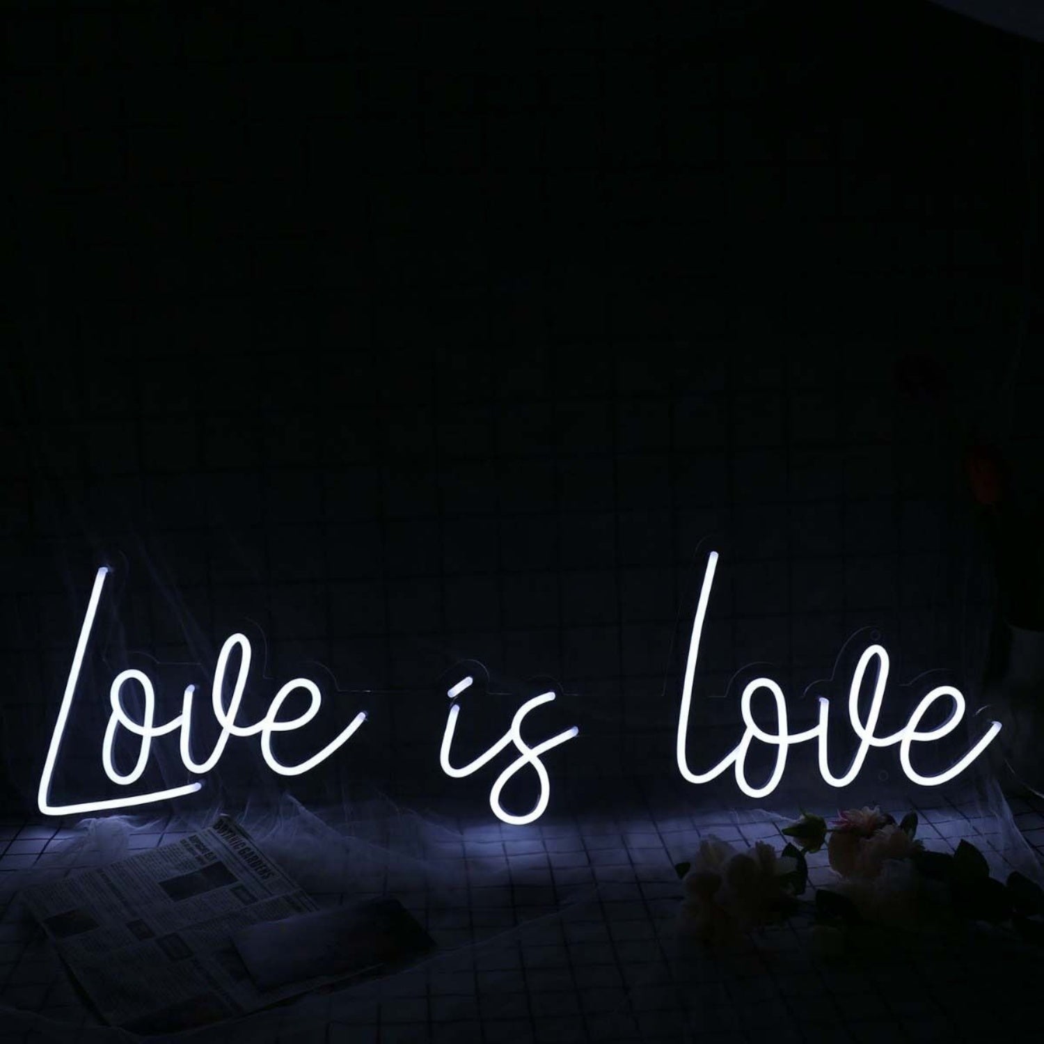 Love Is Love White Led Neon Sign | Shineneon