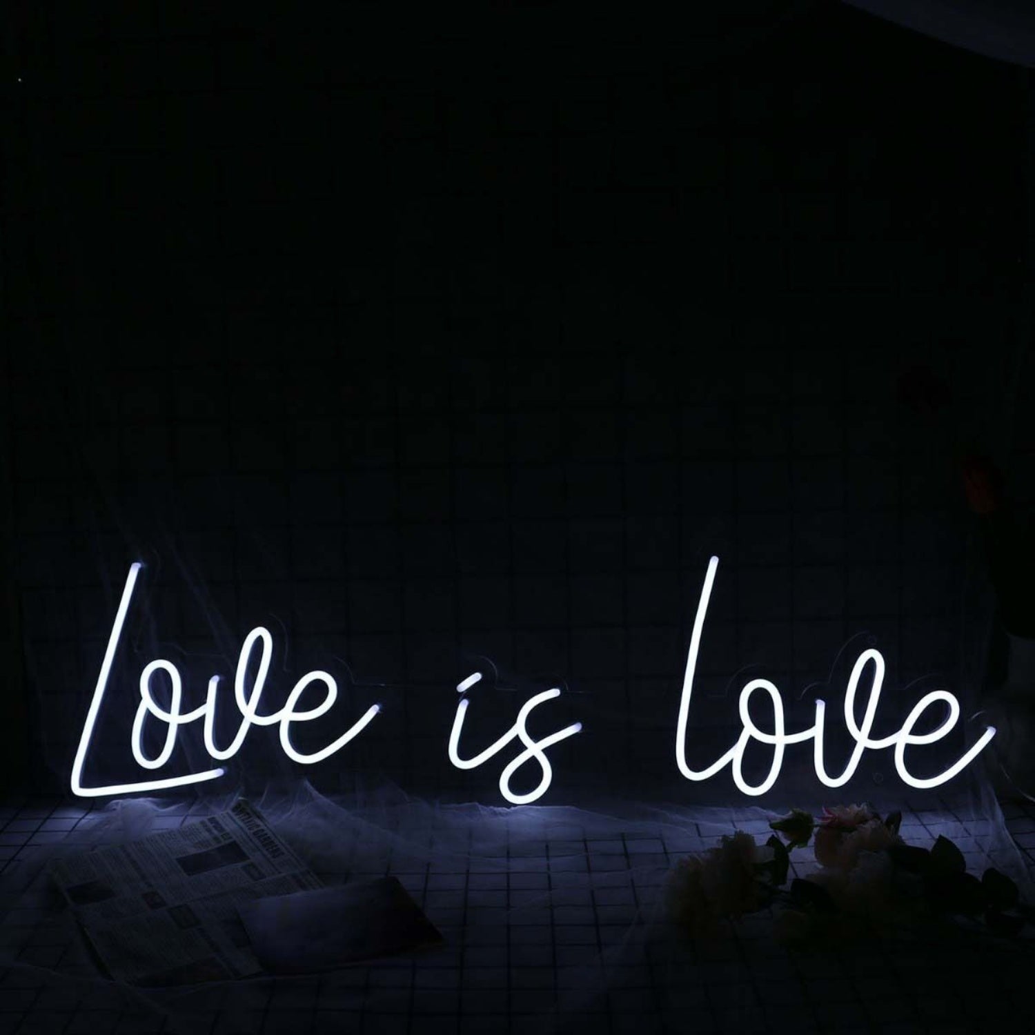 Love Is Love White Led Neon Sign | Shineneon