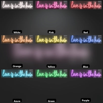 Love Is Shop Wall Decor LED Neon Sign - 05 Color Grid