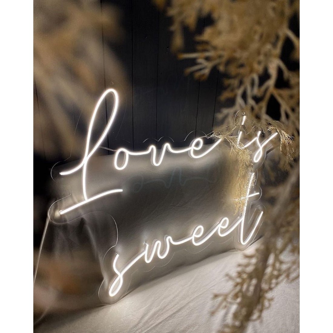 Love Is Sweet Led Sign Business Neon Sign - Shineneon