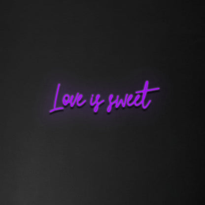 Love Is Sweet Neon Sign | Shineneon
