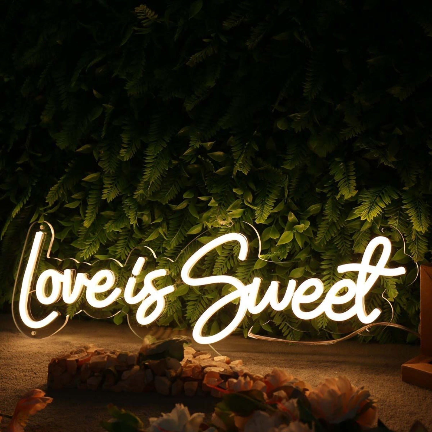 Love Is Sweet Yellow Led Neon Sign - Shineneon