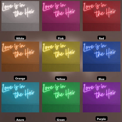 Love Is Wall Decor LED Neon Sign - 05 Color Grid