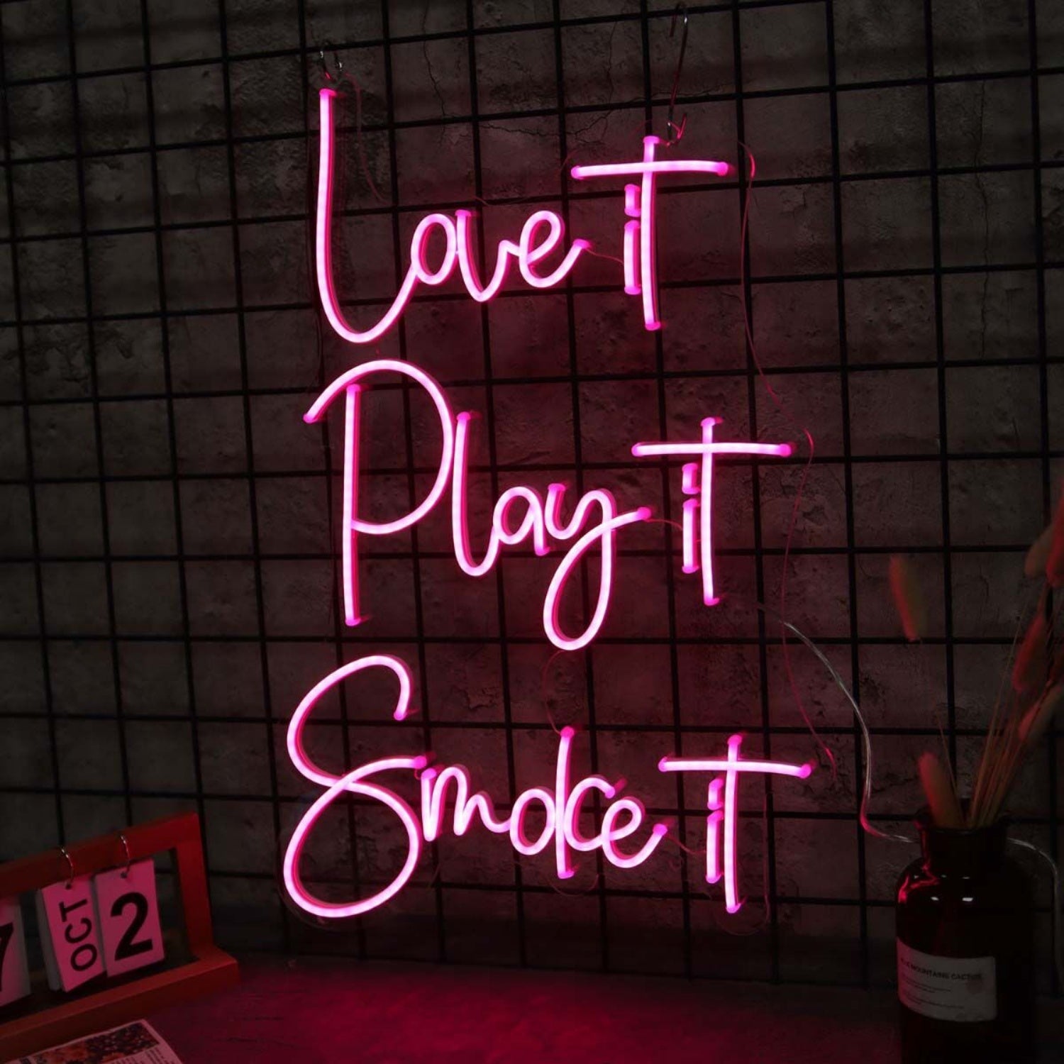 Love It Play It Smoke It Neon Sign | Shineneon