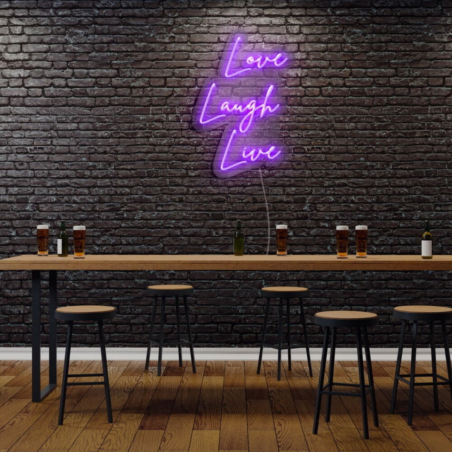 Love Laugh Live Led Neon Sign | Shineneon