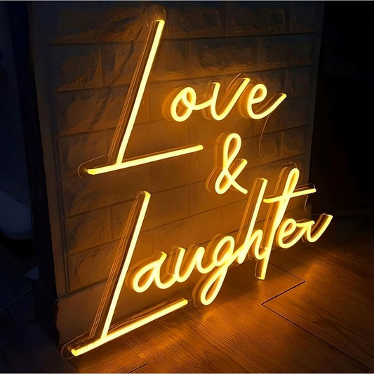 Love Laughter Led Sign Business Neon Sign