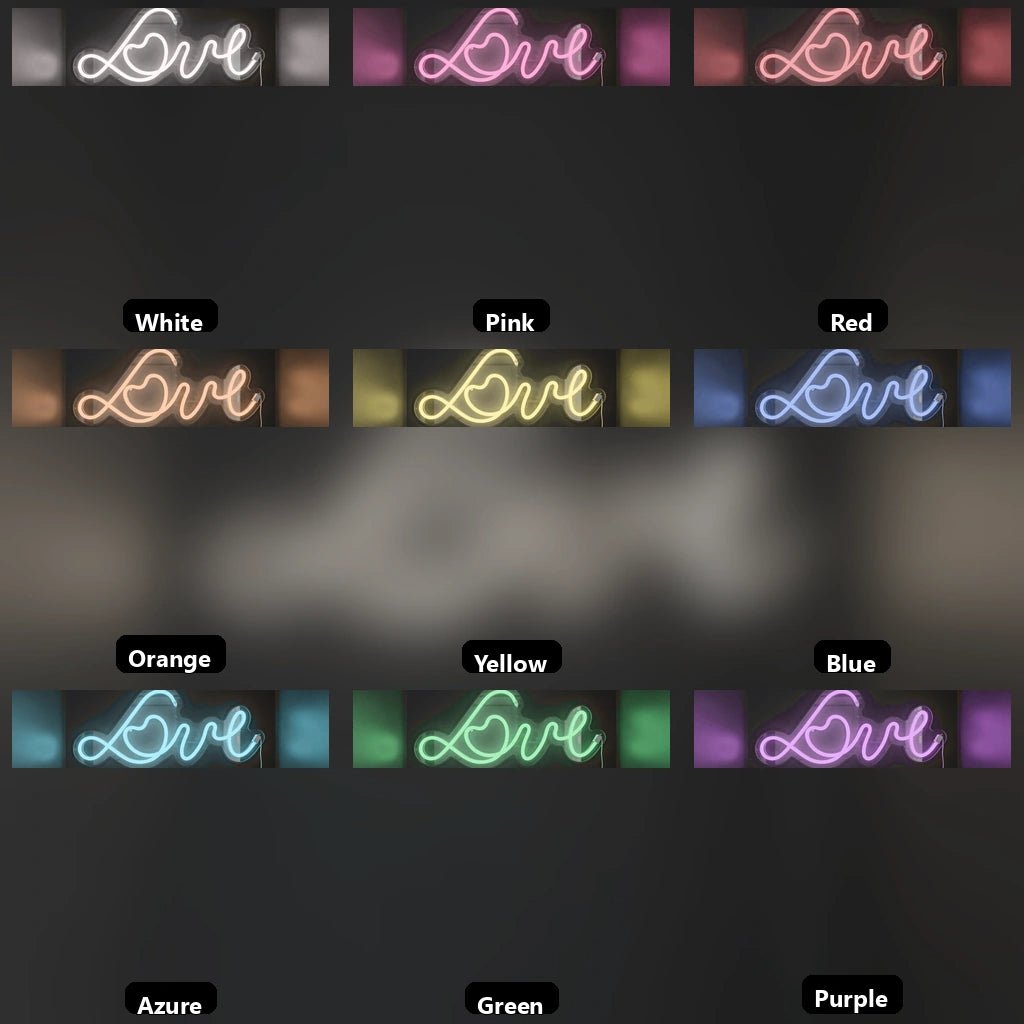 Love LED Neon Sign Home Art - Shineneon