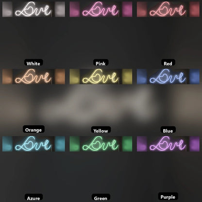Love LED Neon Sign Home Art - Shineneon