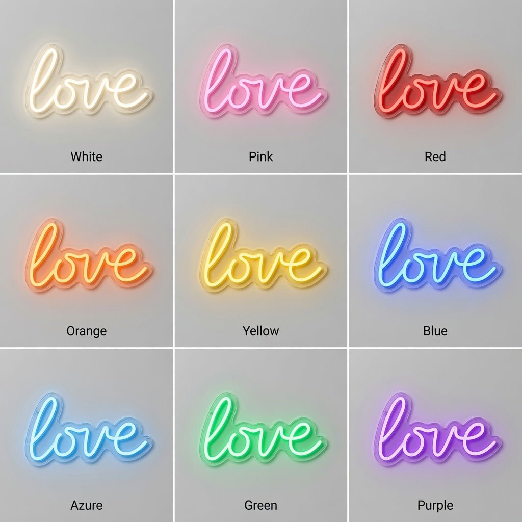 Love LED Neon Sign Wall Decor - Shineneon