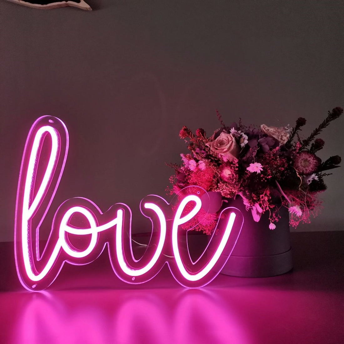 Love Led Sign Business Neon Signs Wall Art Decor