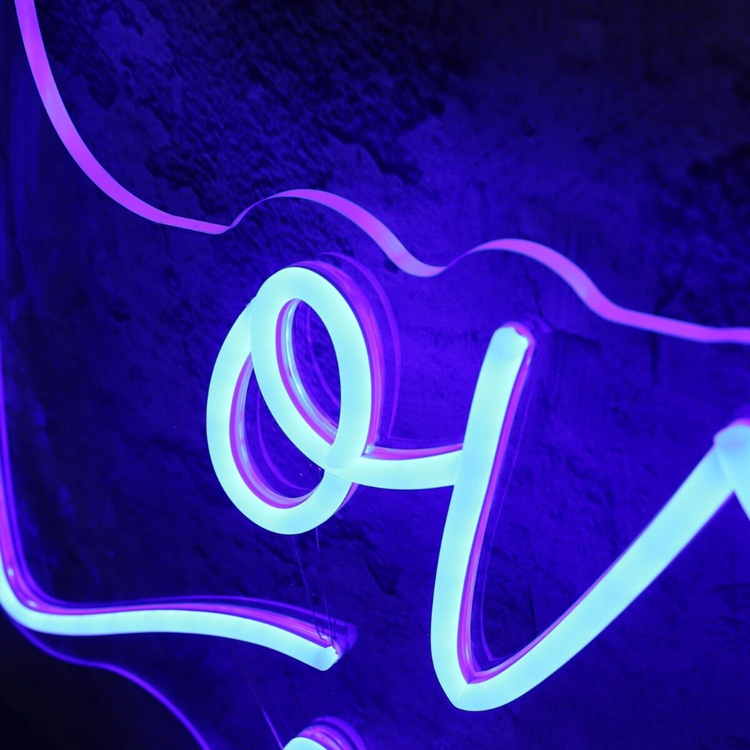 Love Life Blue Led Neon Sign - Shineneon
