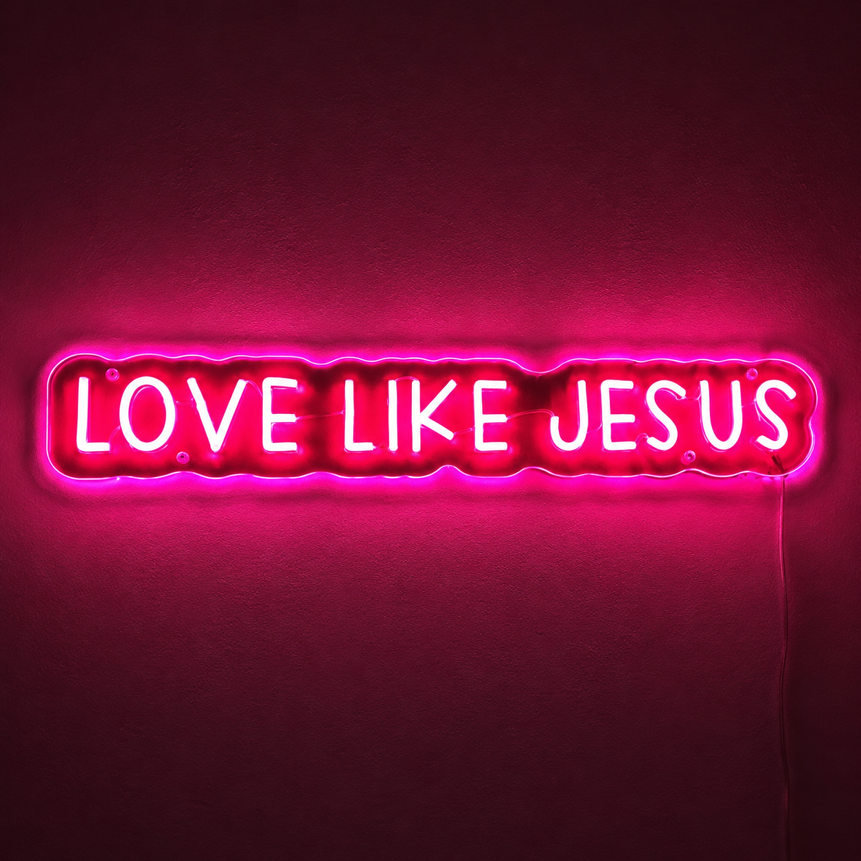 Love Like Jesus LED Neon Sign - 02 High-Converting Product Image