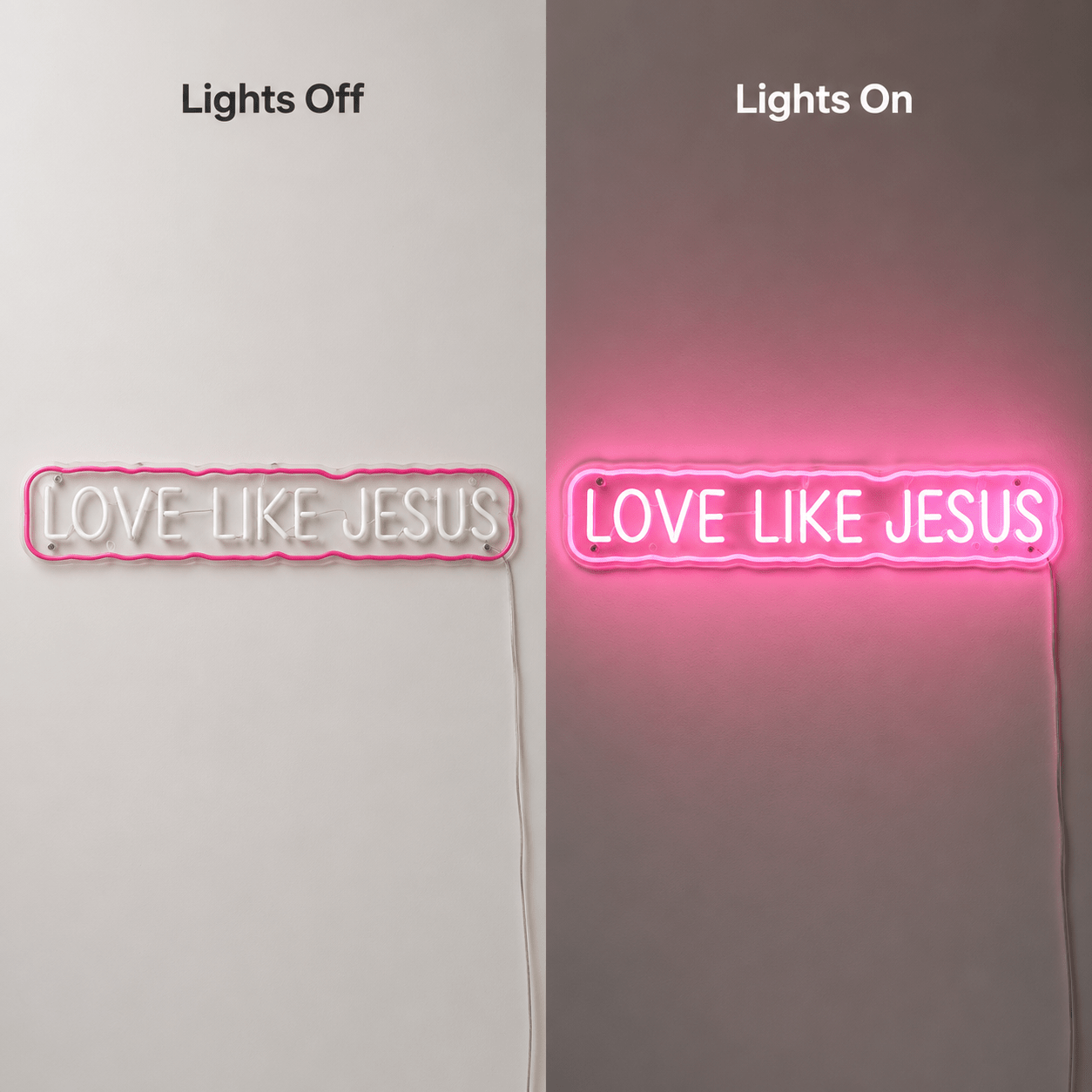 Love Like Jesus LED Neon Sign - Shineneon