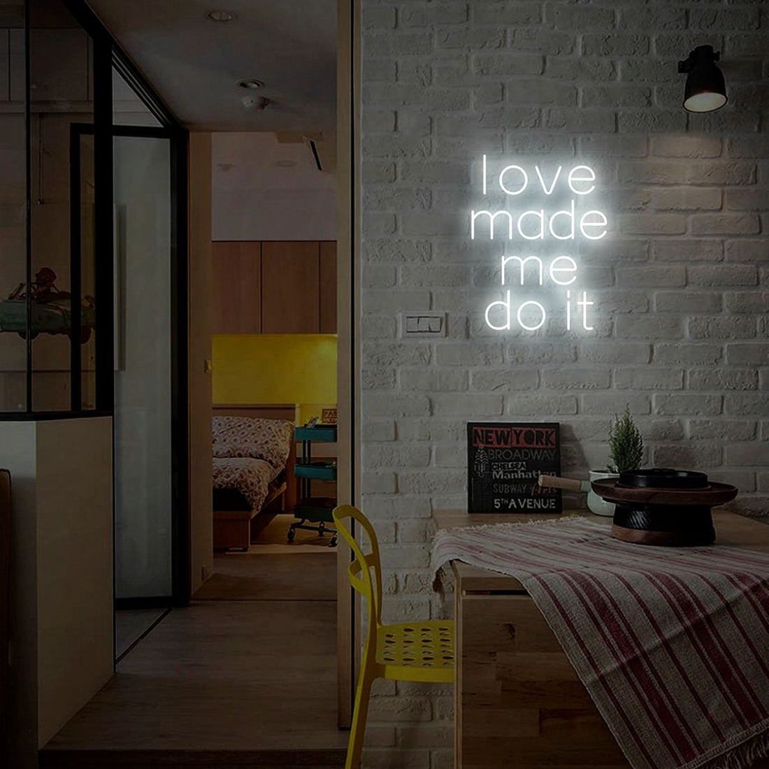 Love Made Me Do It Led Sign Business Neon Signs