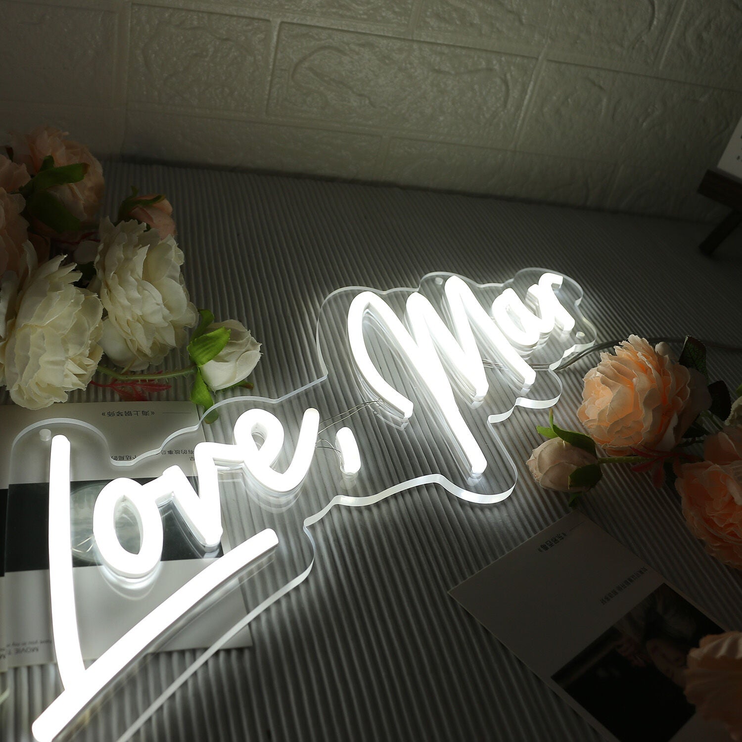 Love Mar White Led Neon Sign - Shineneon