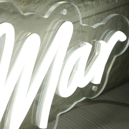 Love Mar White Led Neon Sign - Shineneon