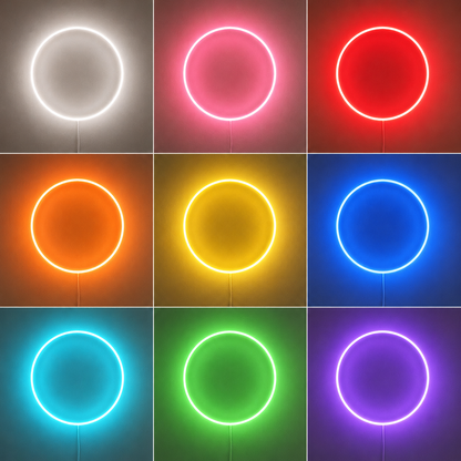 Love Minimalist Bedroom LED Neon Sign color grid